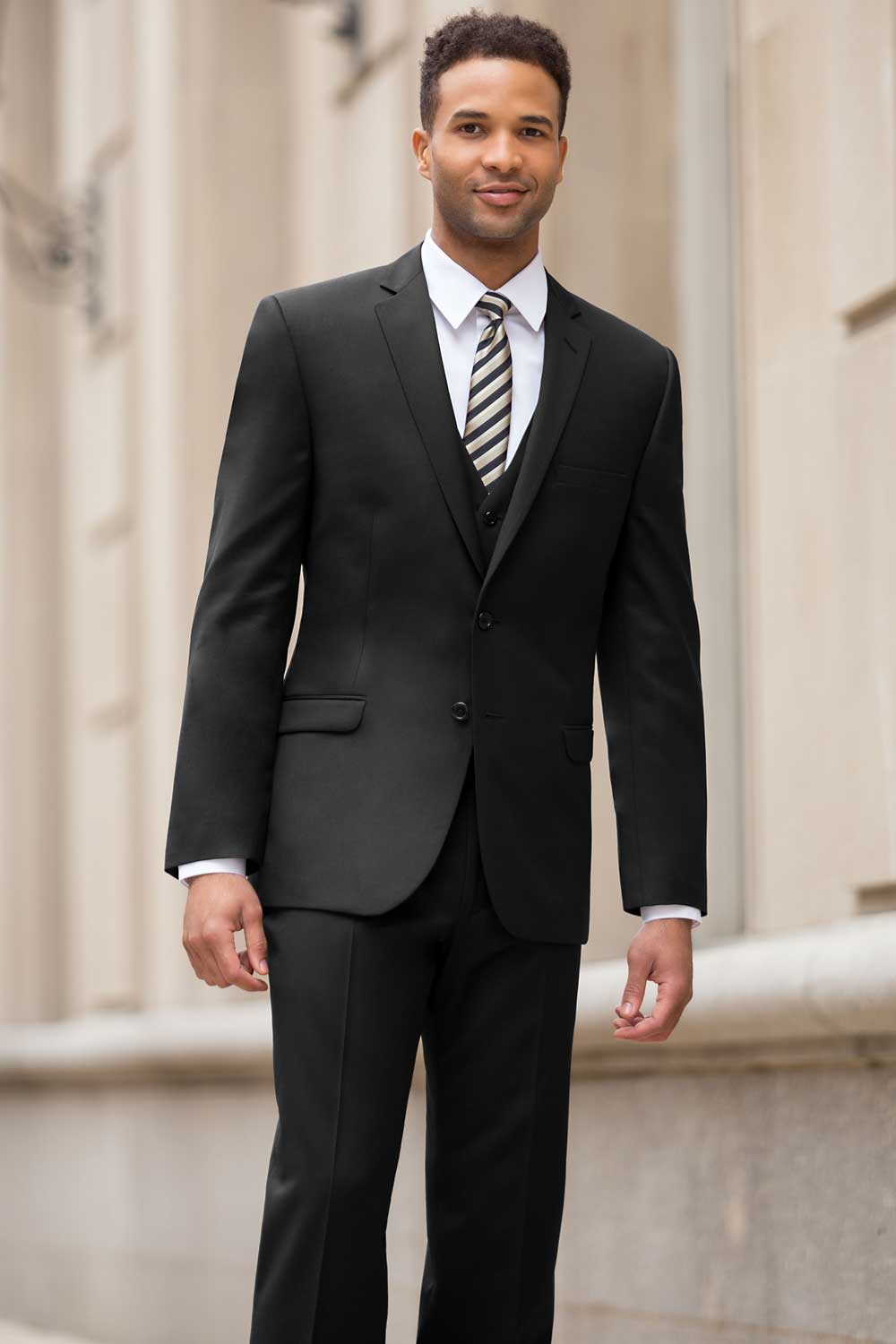 Super 120's Black Slim Fit Suit | lupon.gov.ph