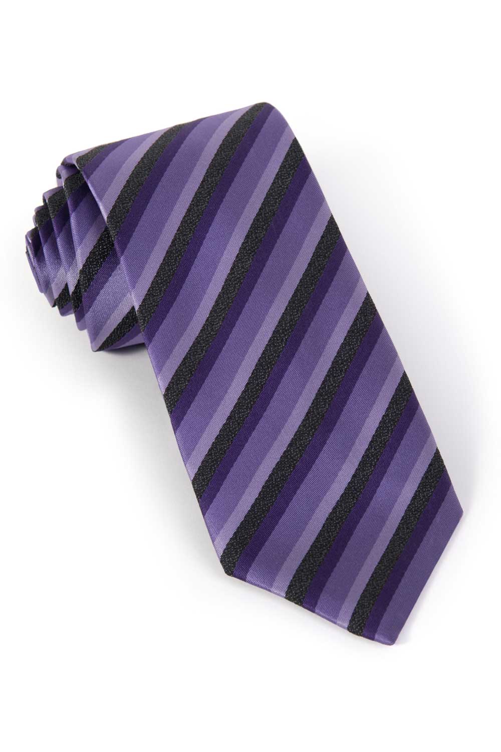 Purple Striped Windsor Tie - Belmeade Mens Wear