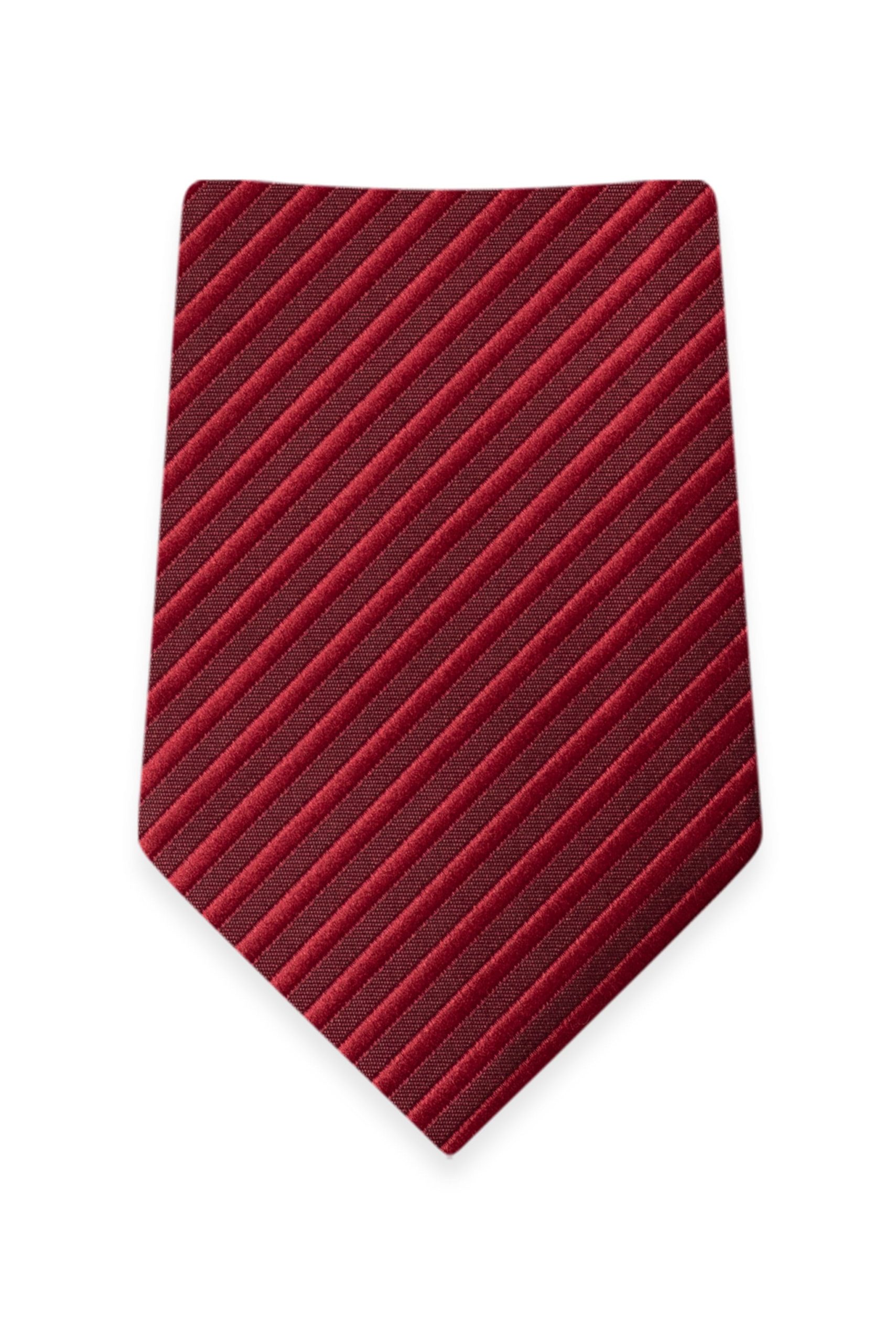 Red Striped Windsor Tie - Image 2