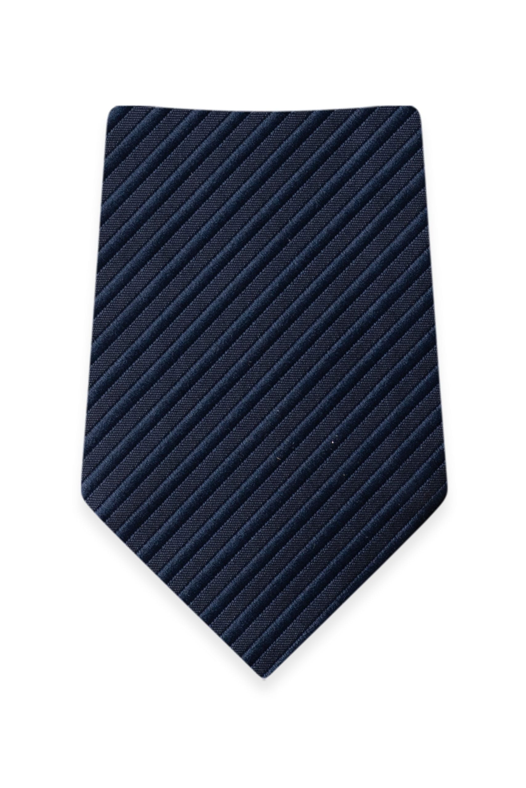 Navy Striped Windsor Tie - Image 2