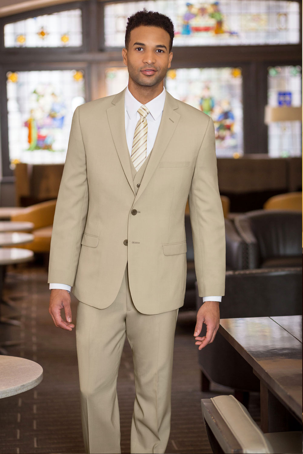 Tan Slim Fit Suit Belmeade Mens Wear