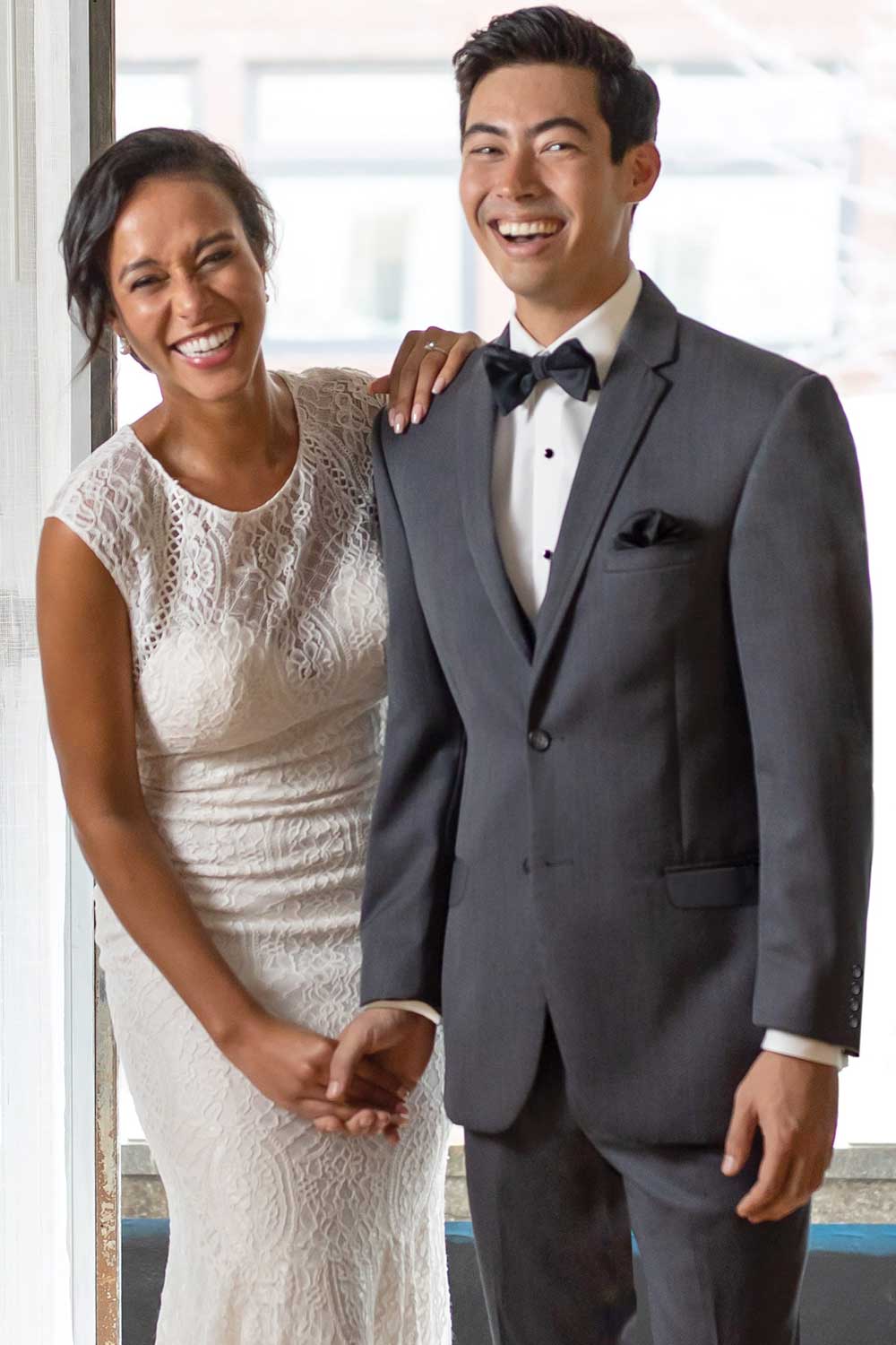 Michael Kors Sterling Wedding Suit Slim Volle's Bridal Boutique |  