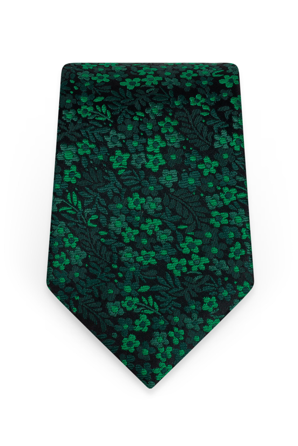Emerald Floral Windsor Tie - Image 2
