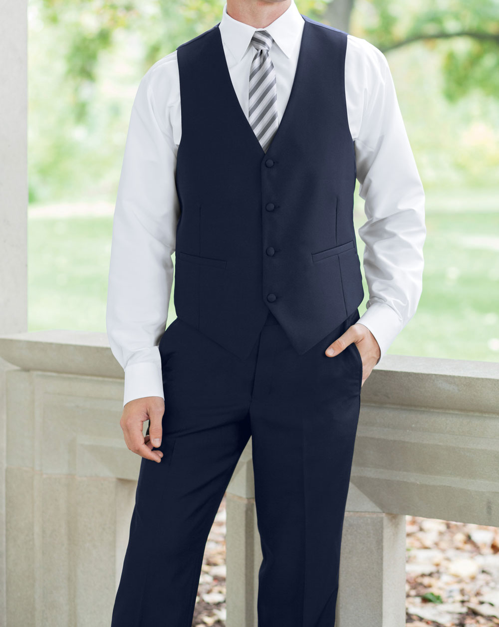 Michael Kors Navy Sterling Wedding Suit RENTAL - Image 2