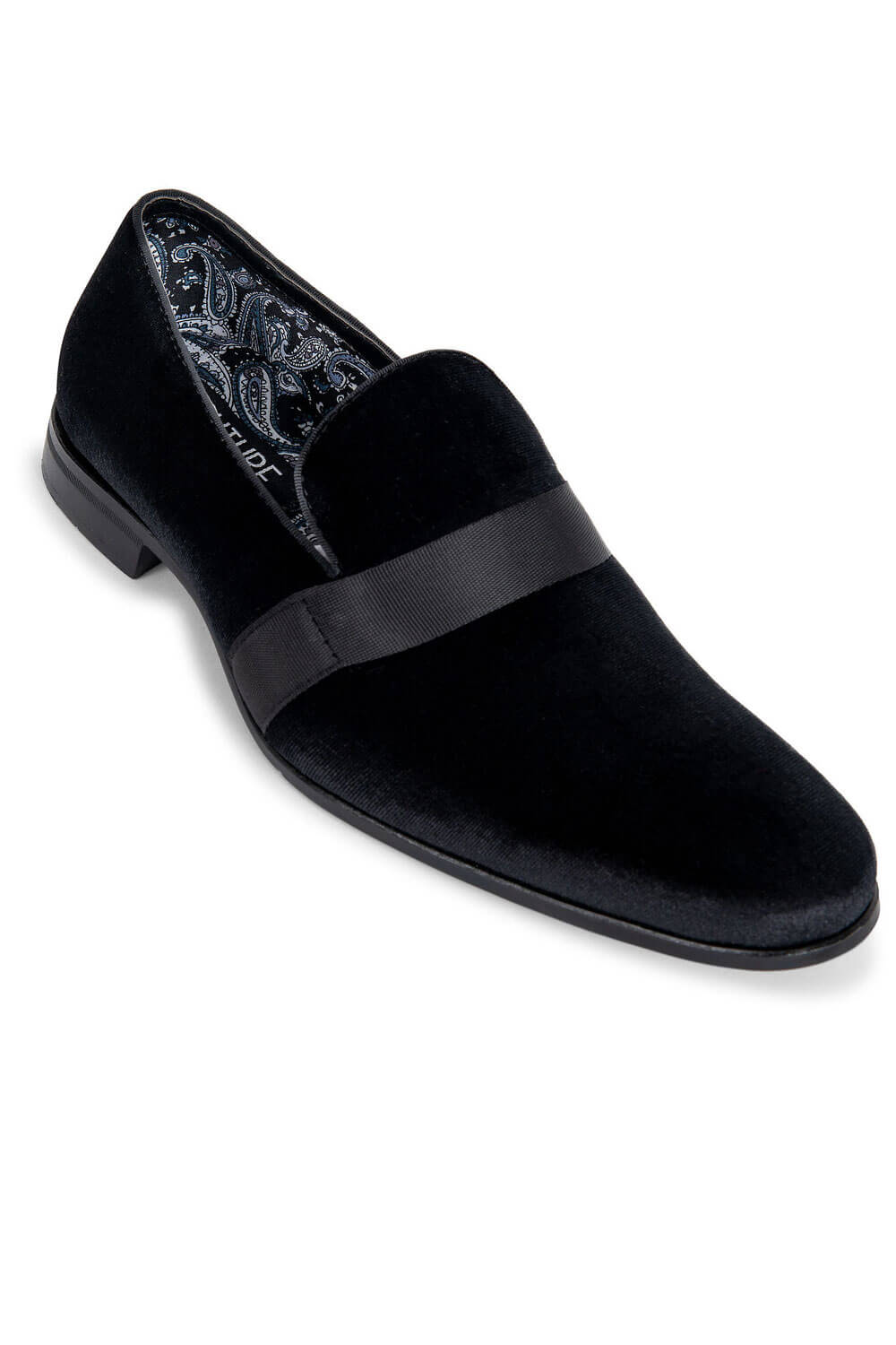 Black Velvet Loafers