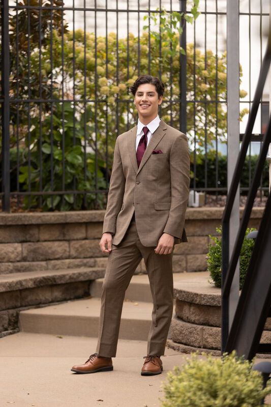 Rent or Buy this brown suit.
