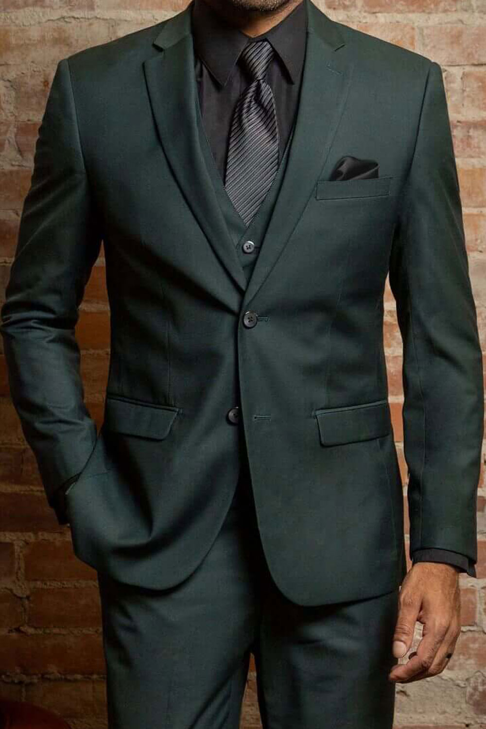 Hunter Green Slim Fit Suit