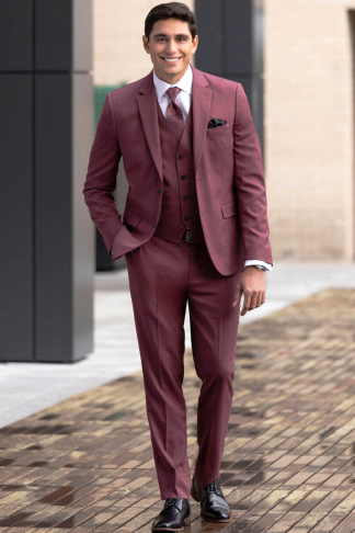 Brick Stretch Slim Fit Suit