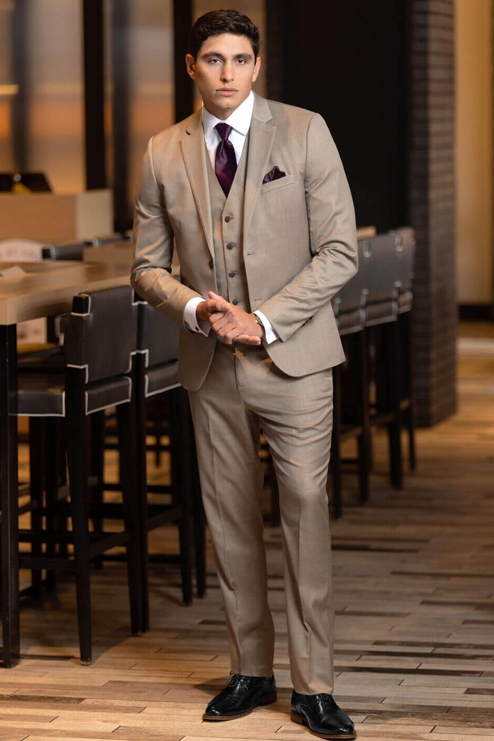 Couture 1910, Wheat slim fit suit