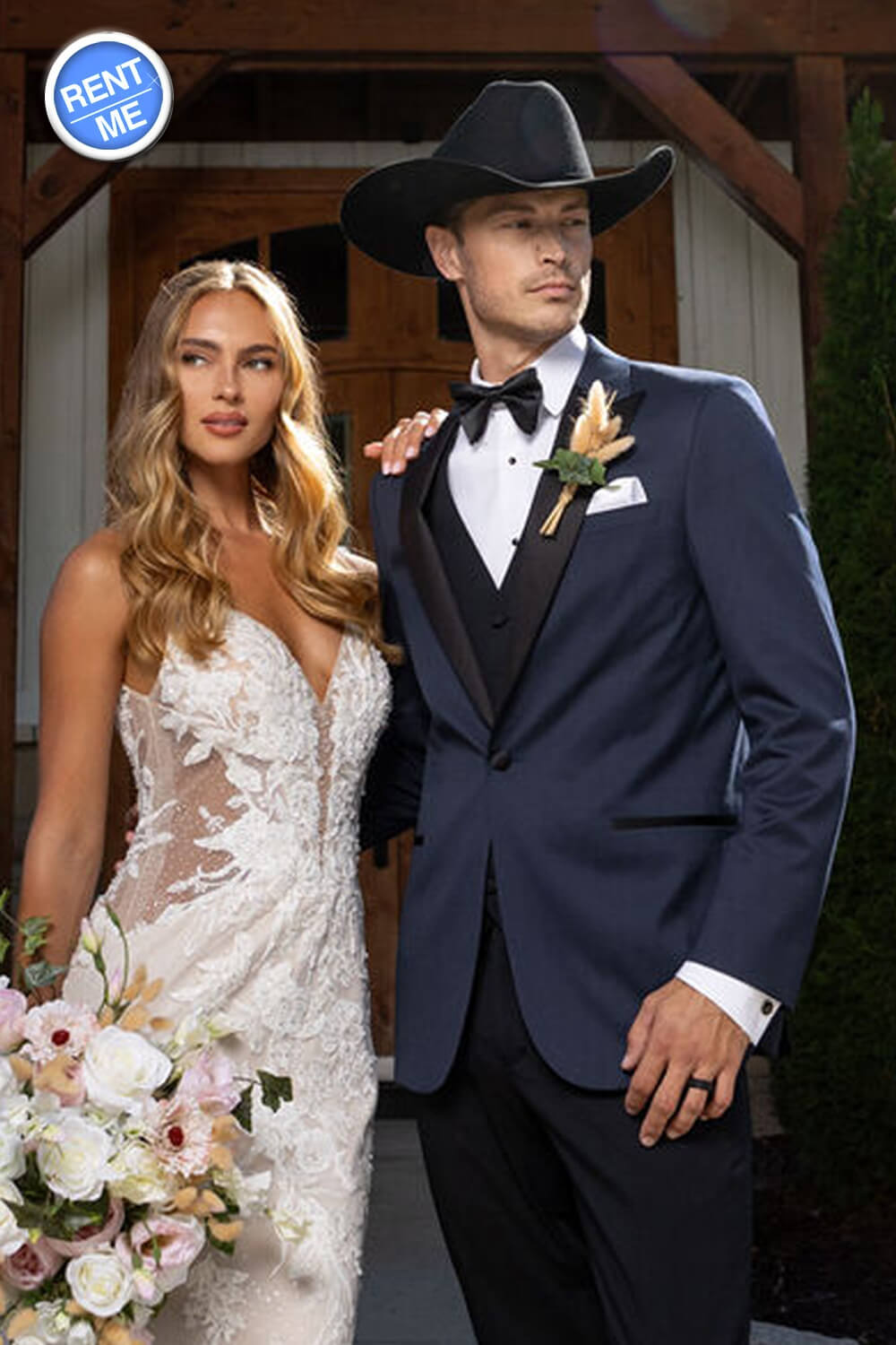 Navy Performance Stretch Tuxedo RENTAL - Image 3