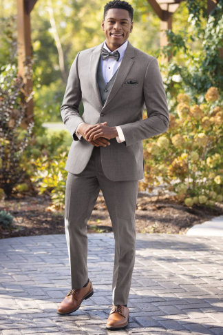 Medium Grey Performance Stretch Wedding Suit